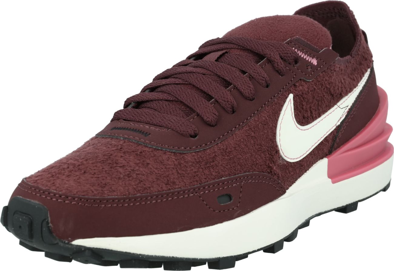 Nike Sportswear Tenisky 'Waffle One SE' burgundská červeň / bílá