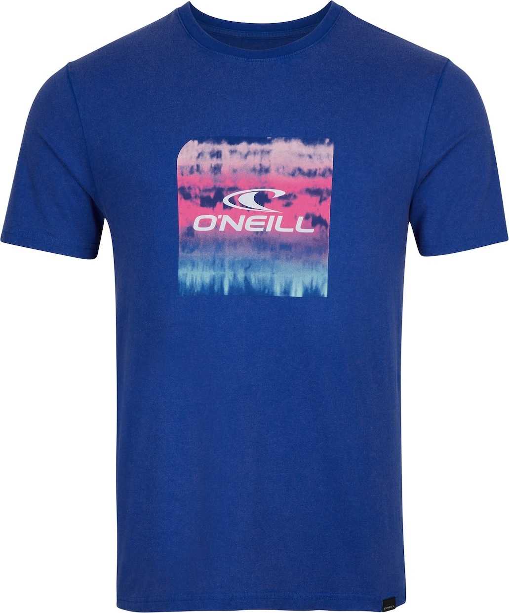 O'NEILL Tričko 'Cube Fill' modrá / světlemodrá / pink / pastelově růžová / bílá