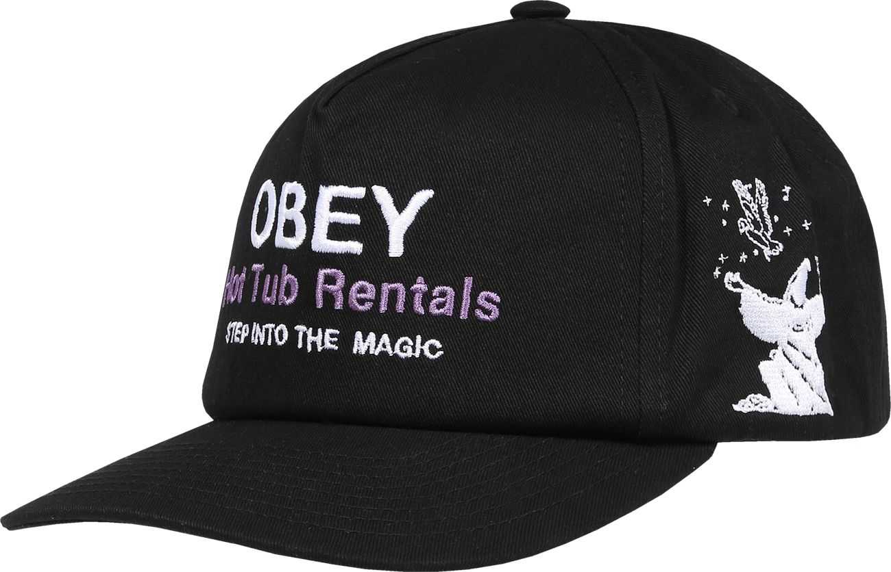 Obey Kšiltovka 'MAGIC' fialová / černá / bílá