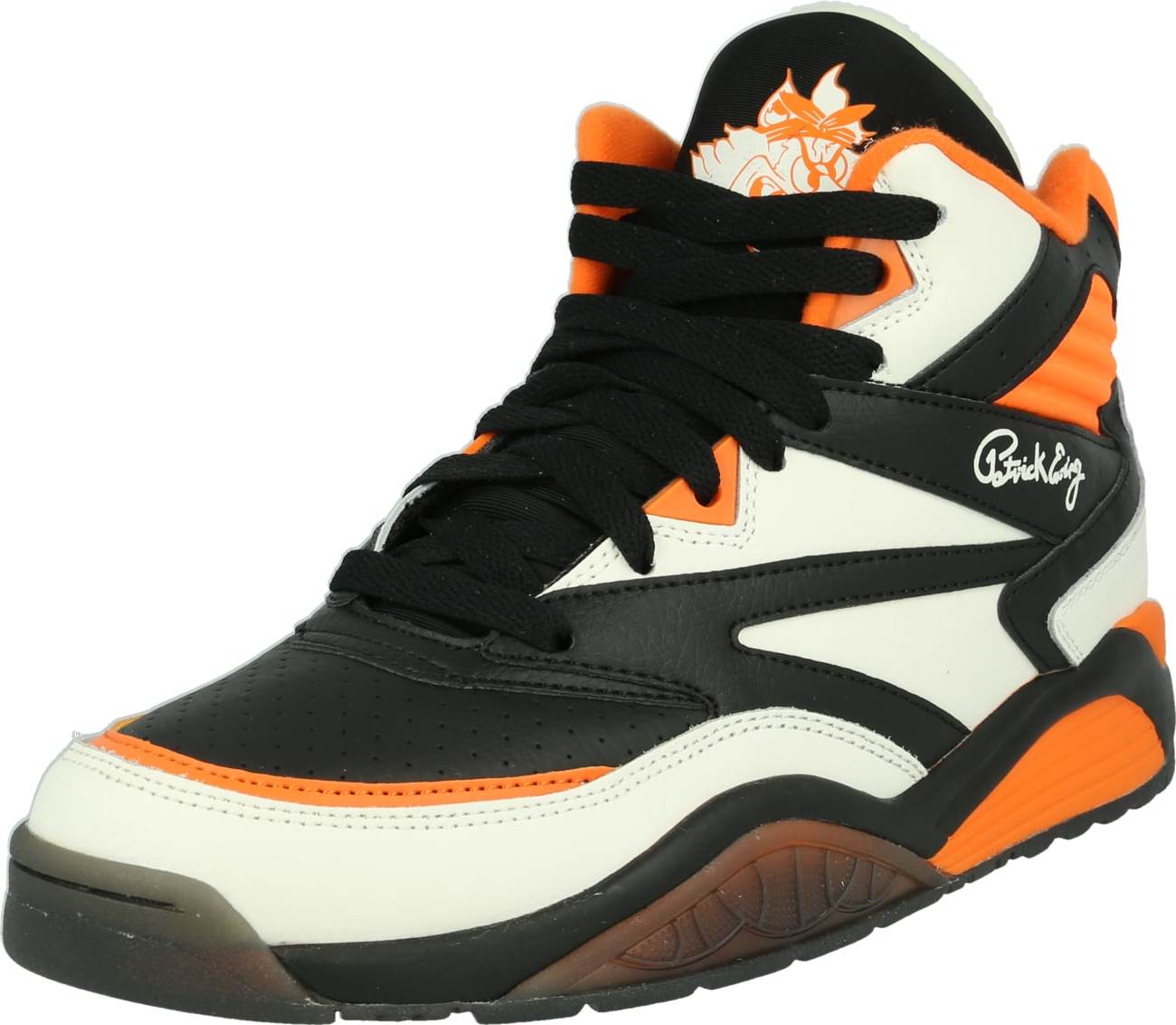 Patrick Ewing Kotníkové tenisky 'SPORT LITE X CRASH' oranžová / černá / bílá