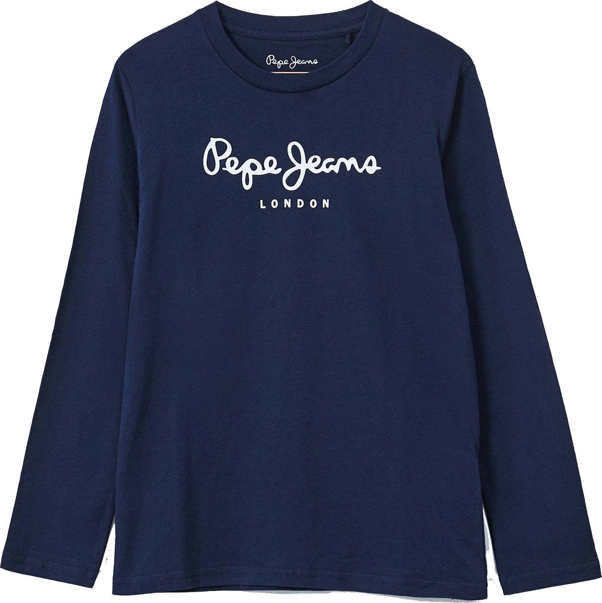 Pepe Jeans Tričko tmavě modrá / bílá