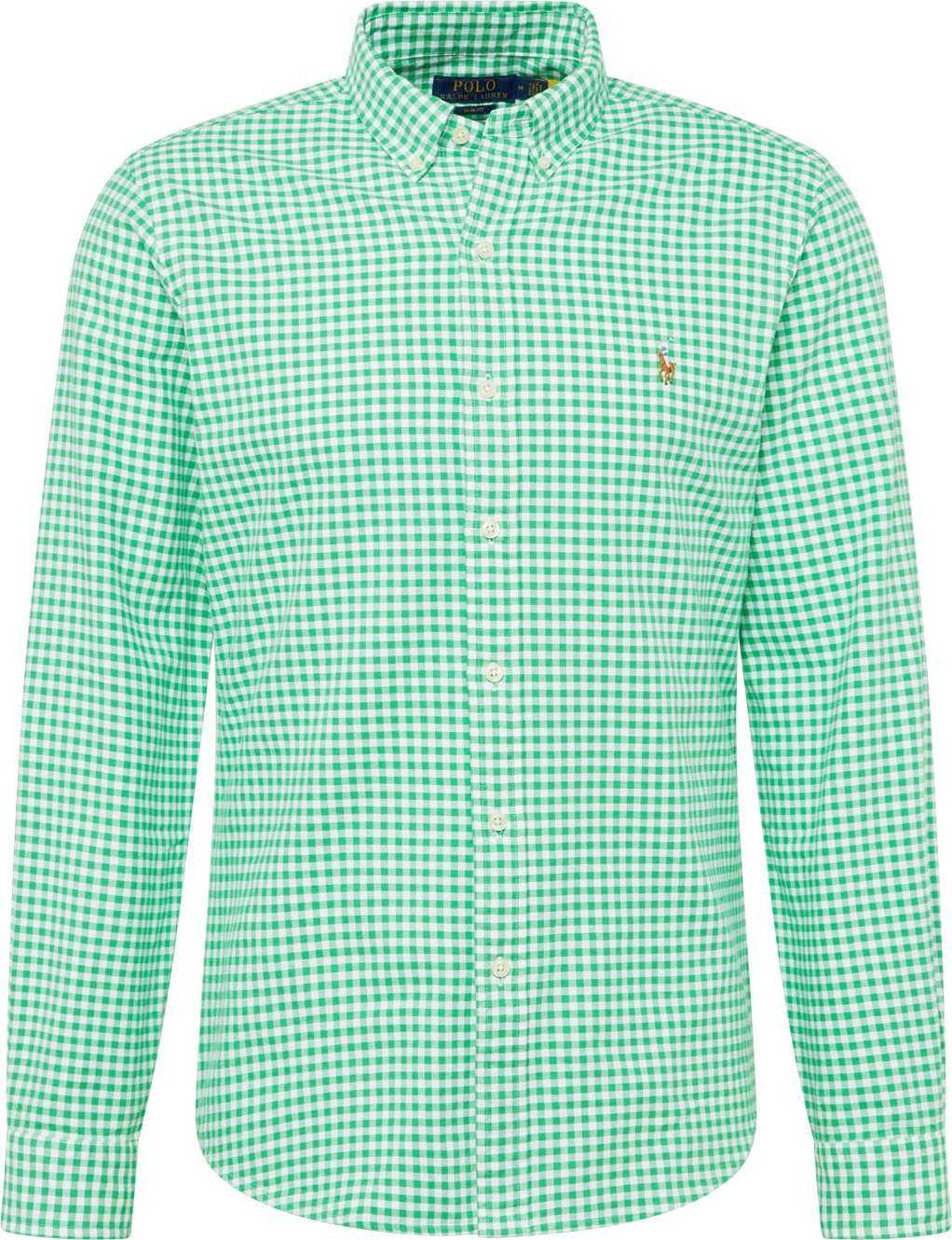 Polo Ralph Lauren Košile světle zelená / bílá