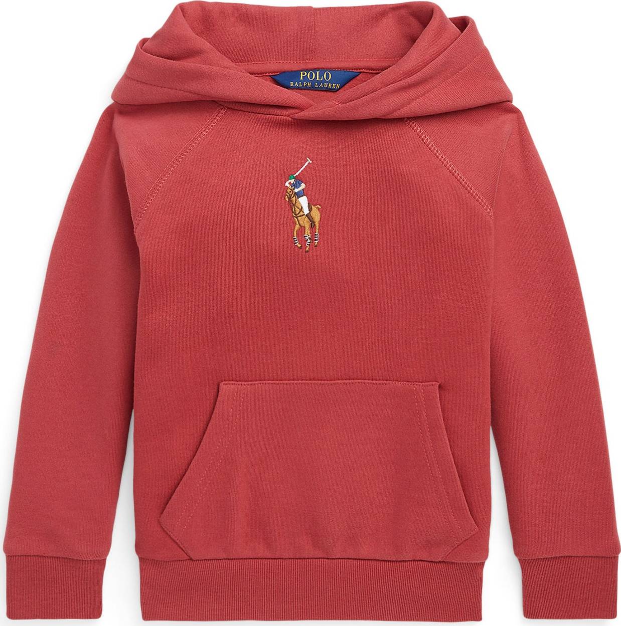 Polo Ralph Lauren Mikina hnědá / zelená / světle červená / bílá