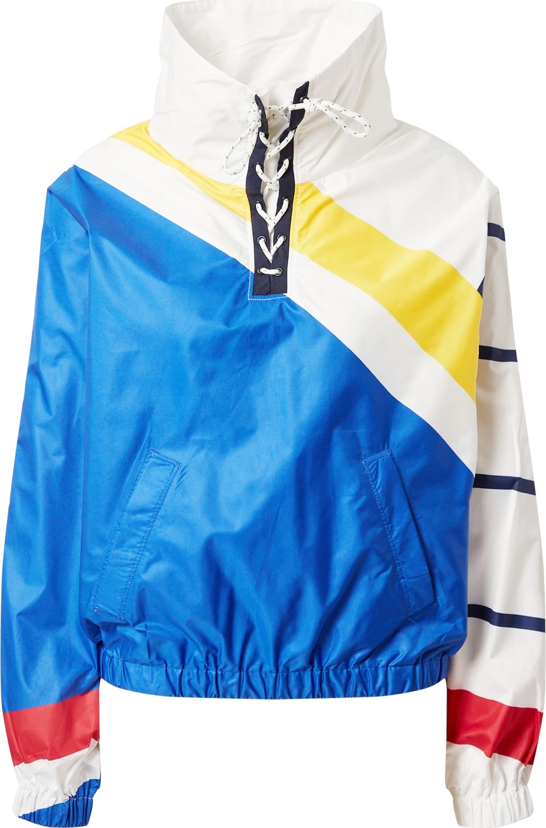Polo Ralph Lauren Přechodná bunda modrá / žlutá / mix barev / bílá