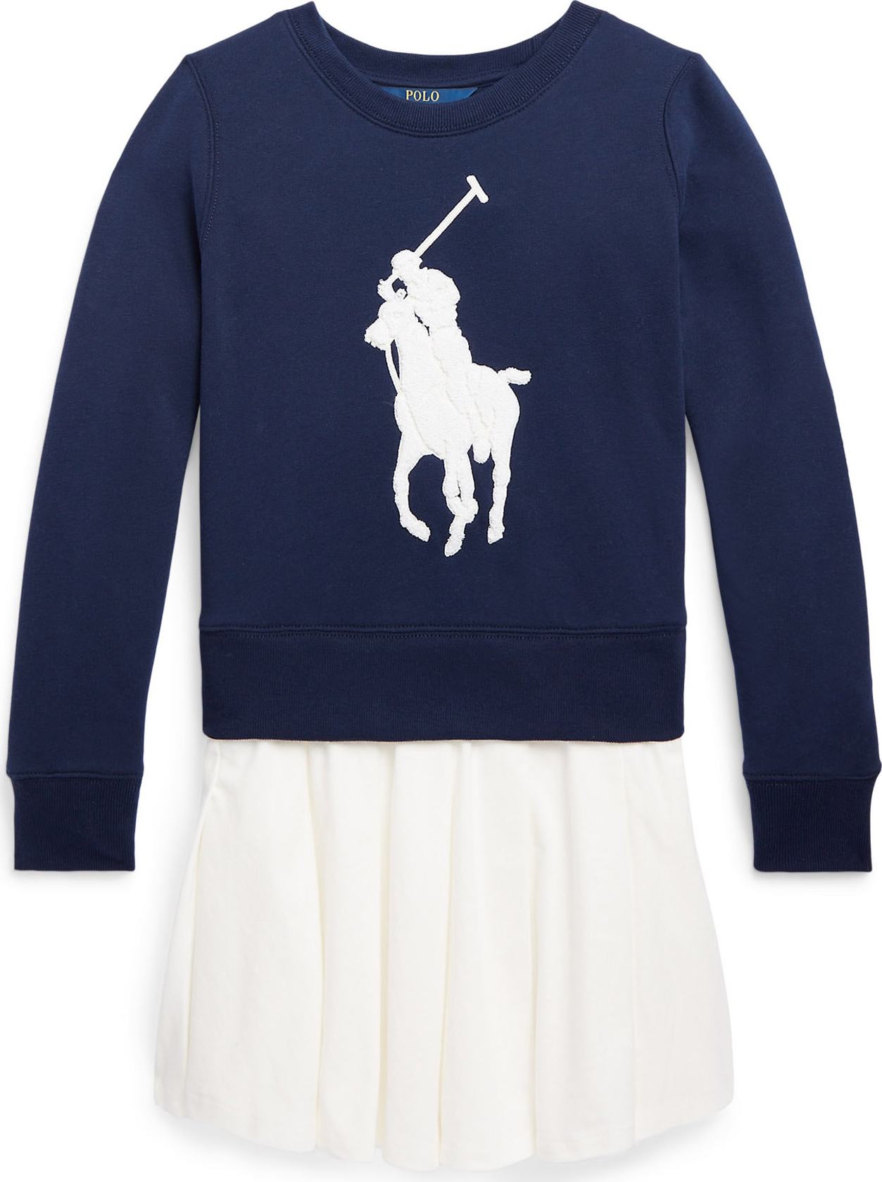 Polo Ralph Lauren Šaty námořnická modř / bílá