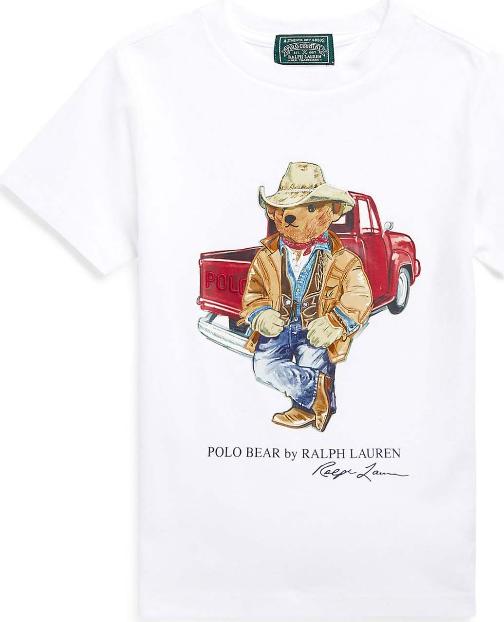 Polo Ralph Lauren Tričko hnědá / burgundská červeň / černá / bílá