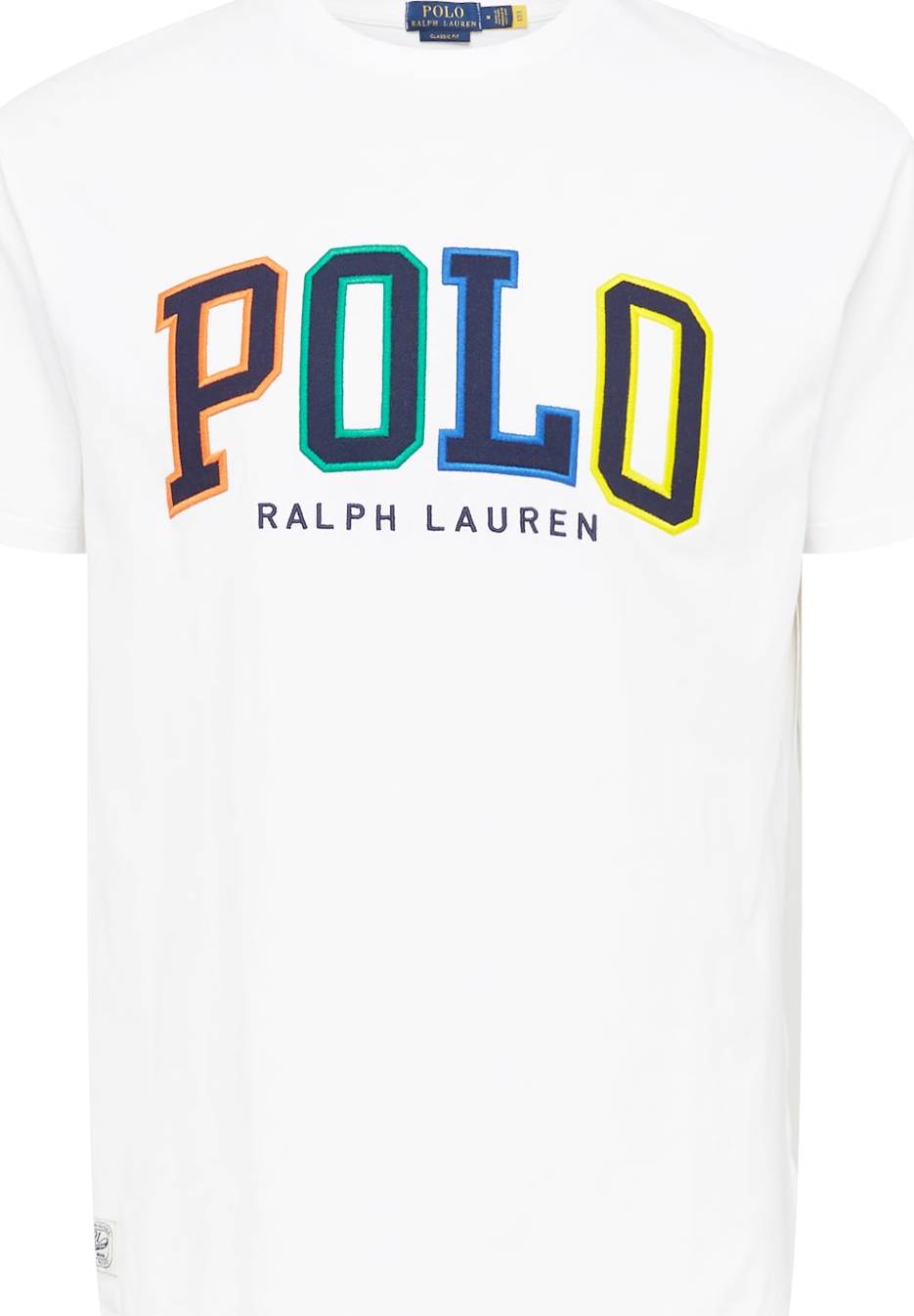 Polo Ralph Lauren Tričko námořnická modř / trávově zelená / oranžová / bílá