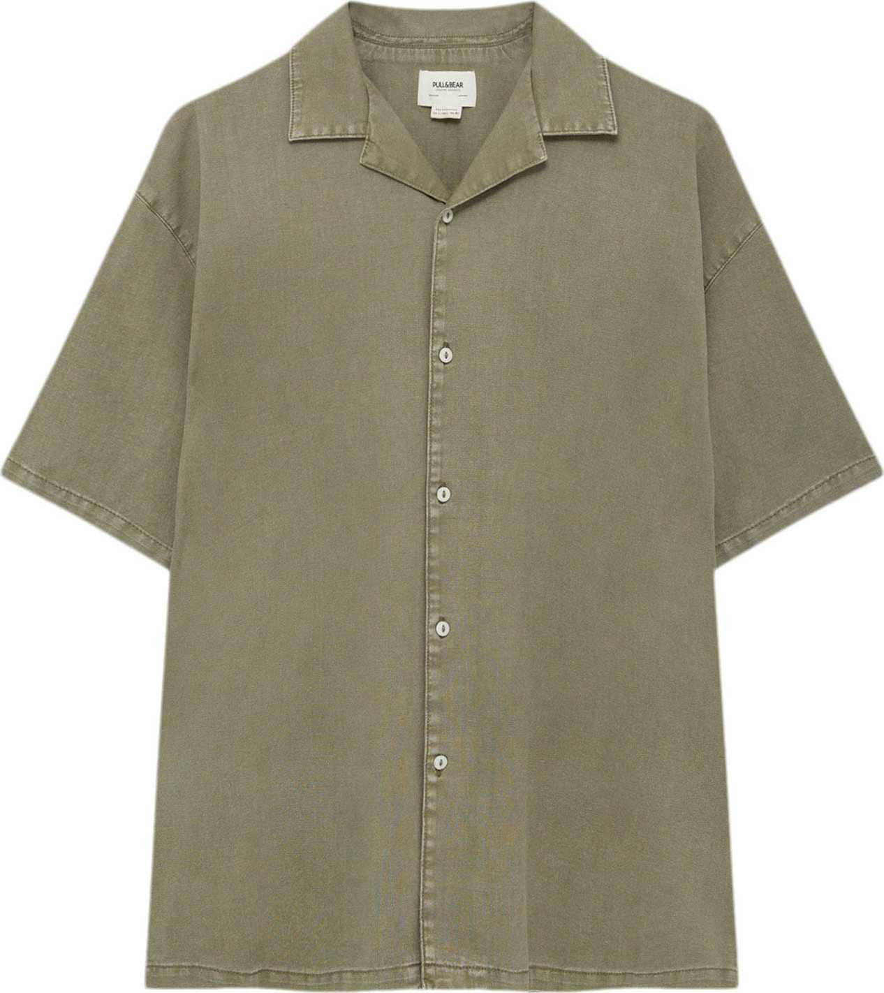 Pull&Bear Košile khaki