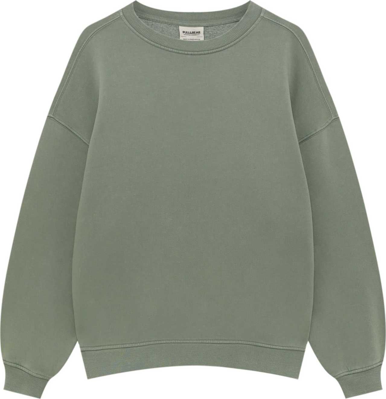 Pull&Bear Mikina khaki