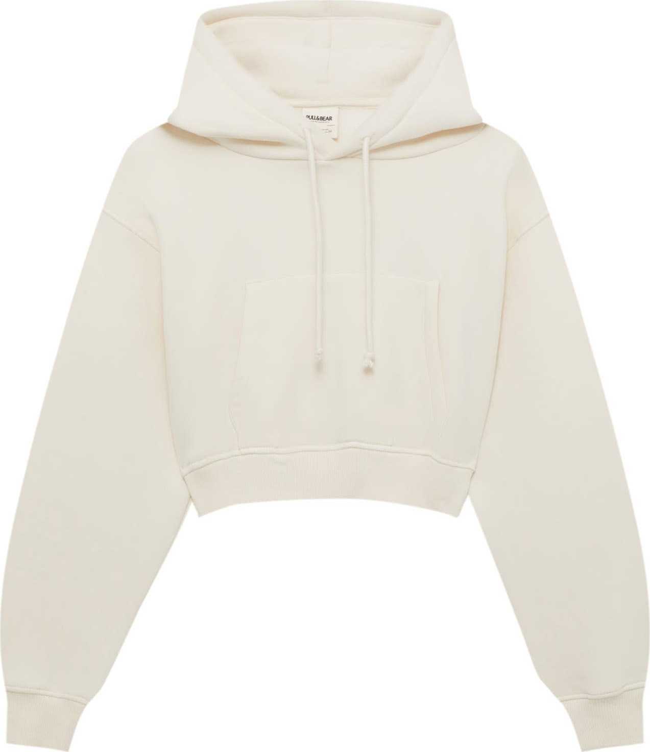 Pull&Bear Mikina slonová kost