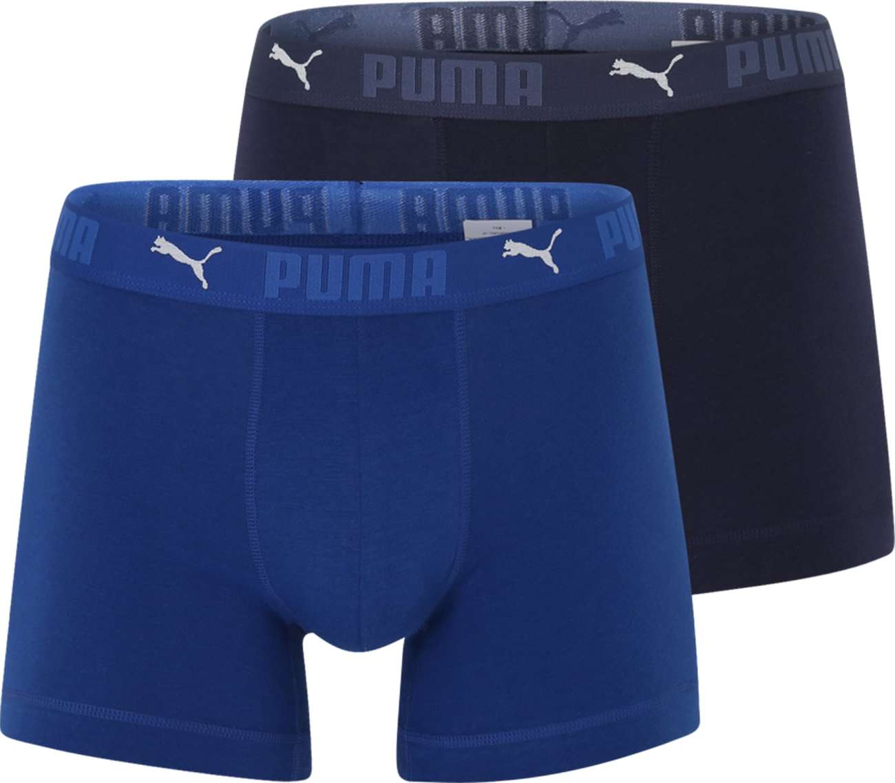 PUMA Boxerky modrá / námořnická modř / bílá