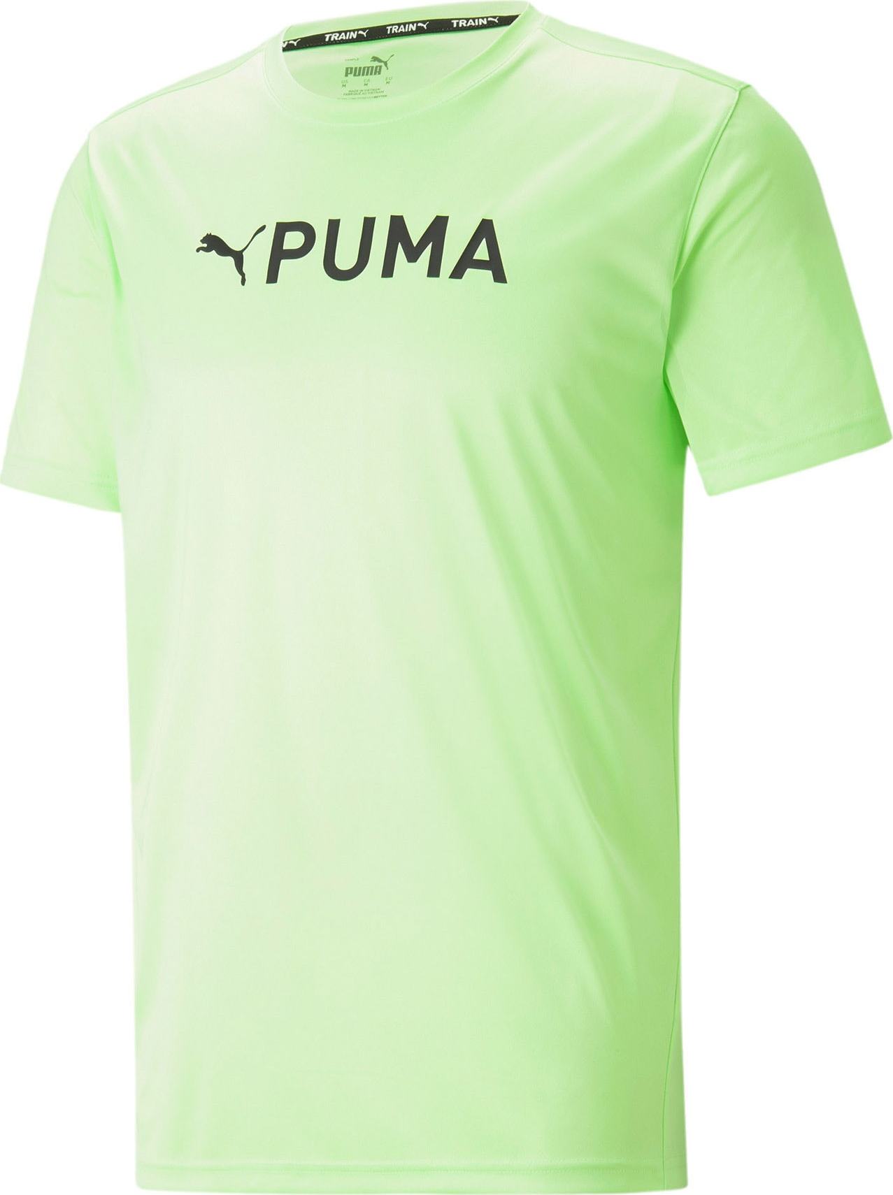 PUMA Funkční tričko kiwi / černá