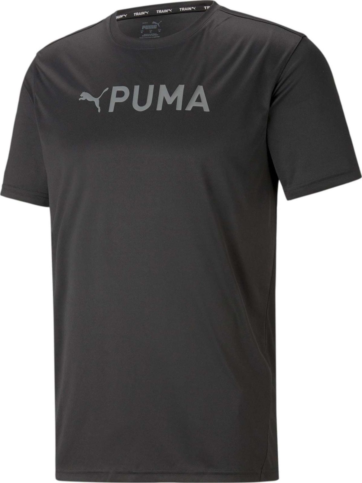 PUMA Funkční tričko šedá / černá