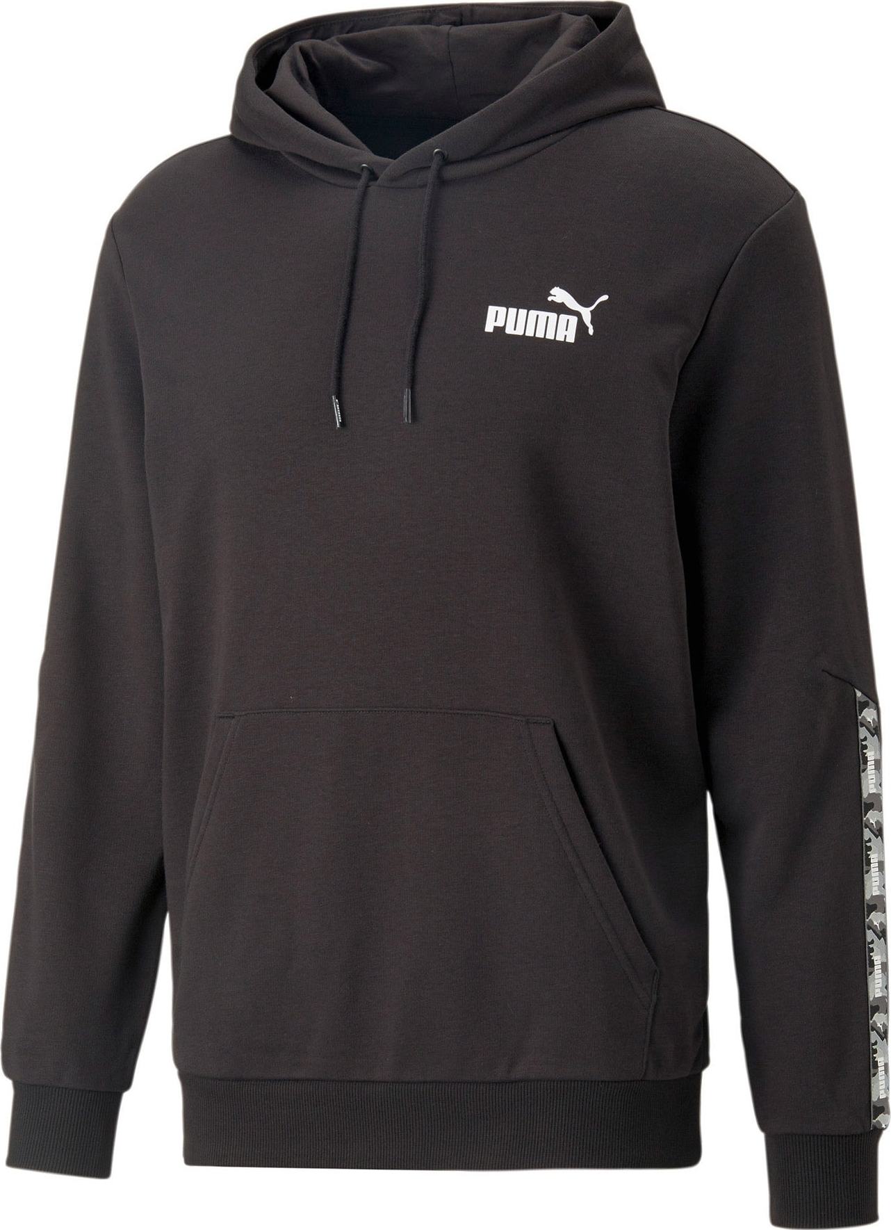 PUMA Sportovní mikina pastelově zelená / černá / bílá