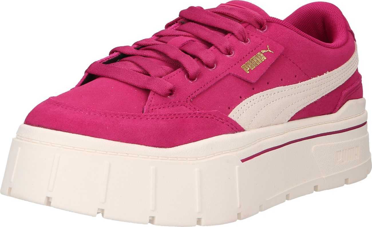 PUMA Tenisky 'Mayze Stack' fuchsiová / bílá