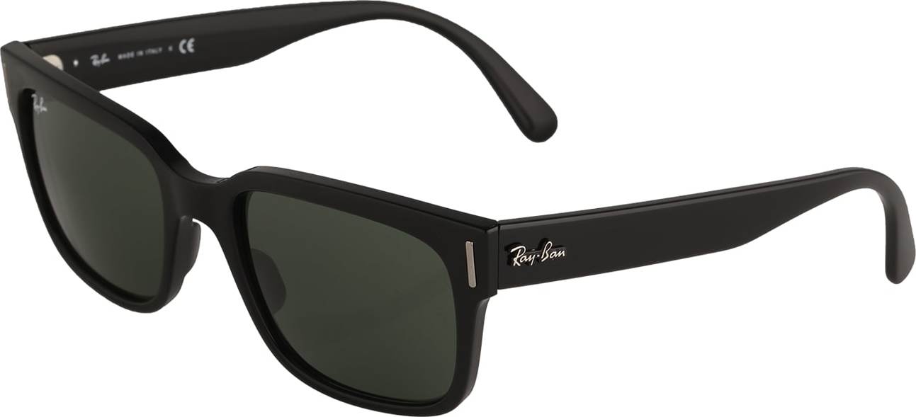 Ray-Ban Sluneční brýle 'JEFFREY' černá / bílá