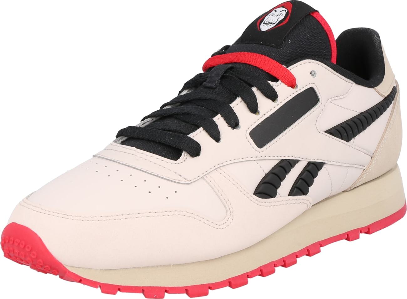 Reebok Classics Tenisky 'La Casa De Papel' béžová / červená / černá / bílá