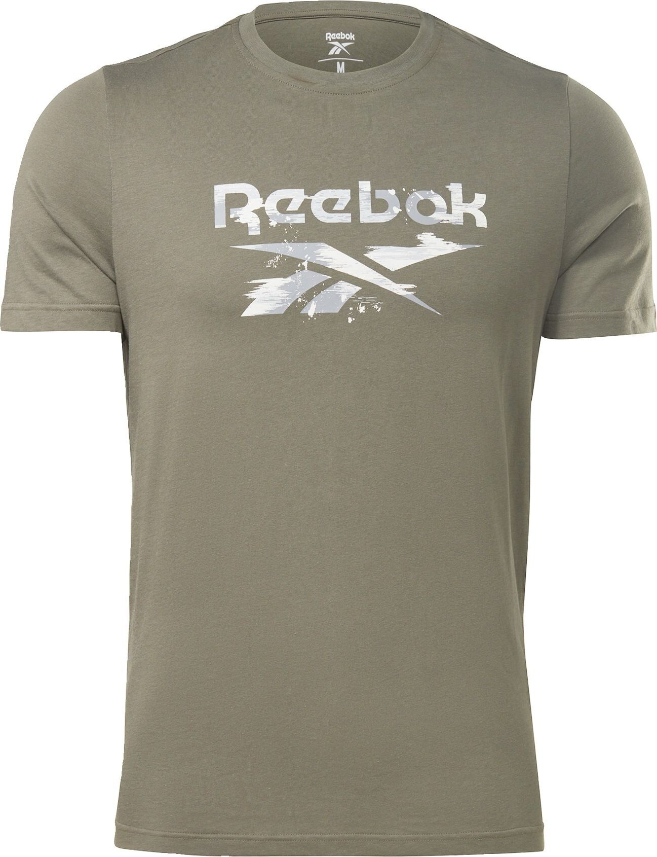 Reebok Sport Funkční tričko ' Identity Modern Camo' zelená / bílá