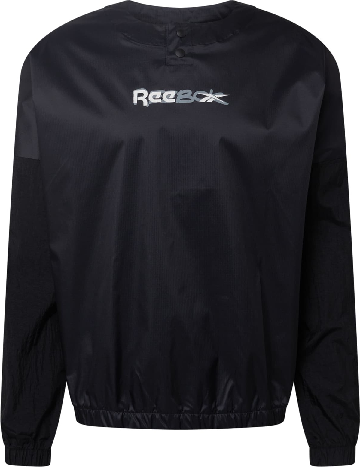 Reebok Sport Sportovní bunda černá / bílá