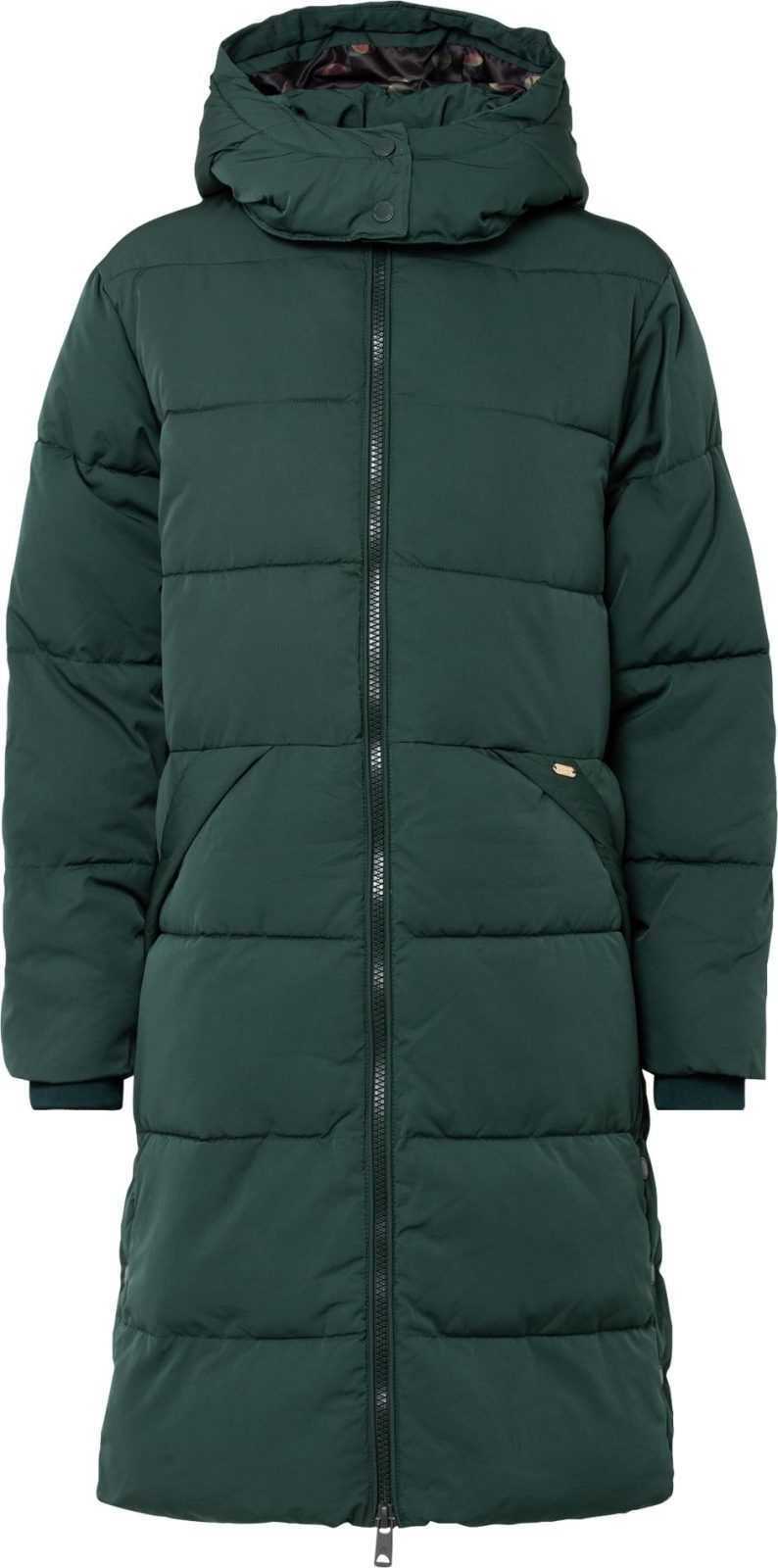 SCOTCH & SODA Zimní kabát tmavě zelená