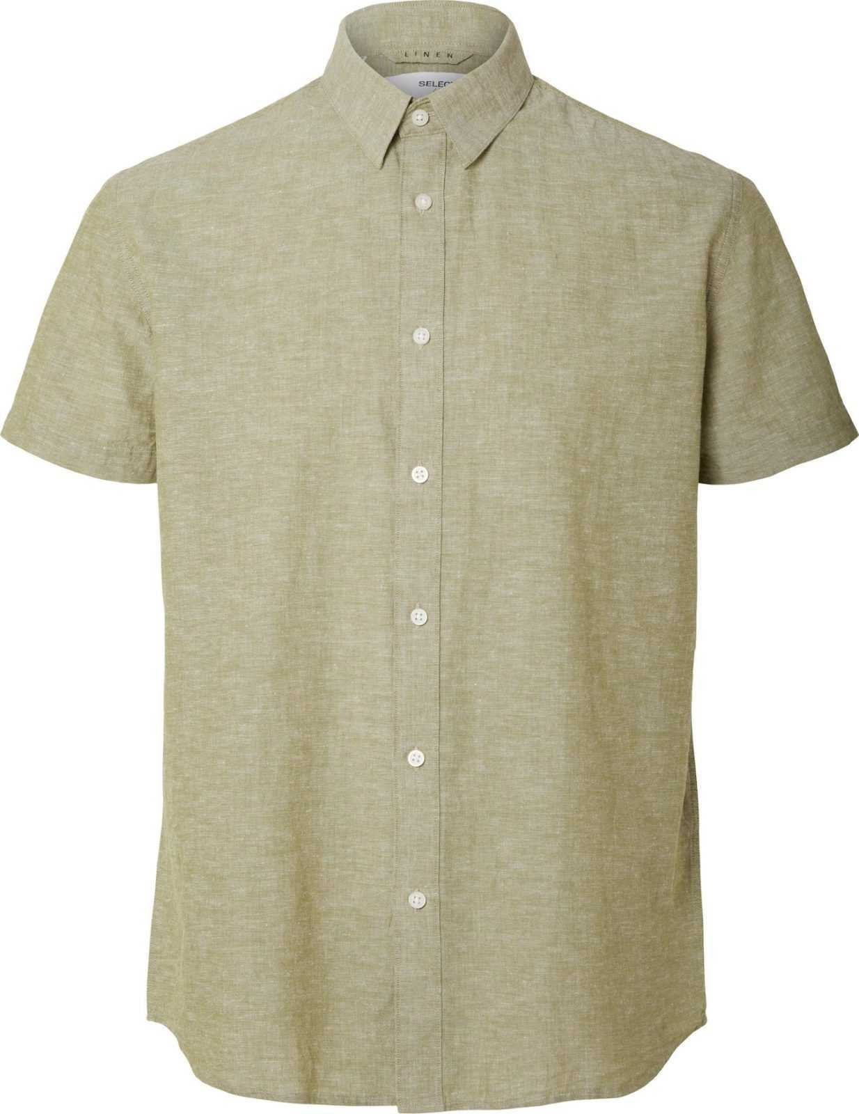 SELECTED HOMME Košile khaki