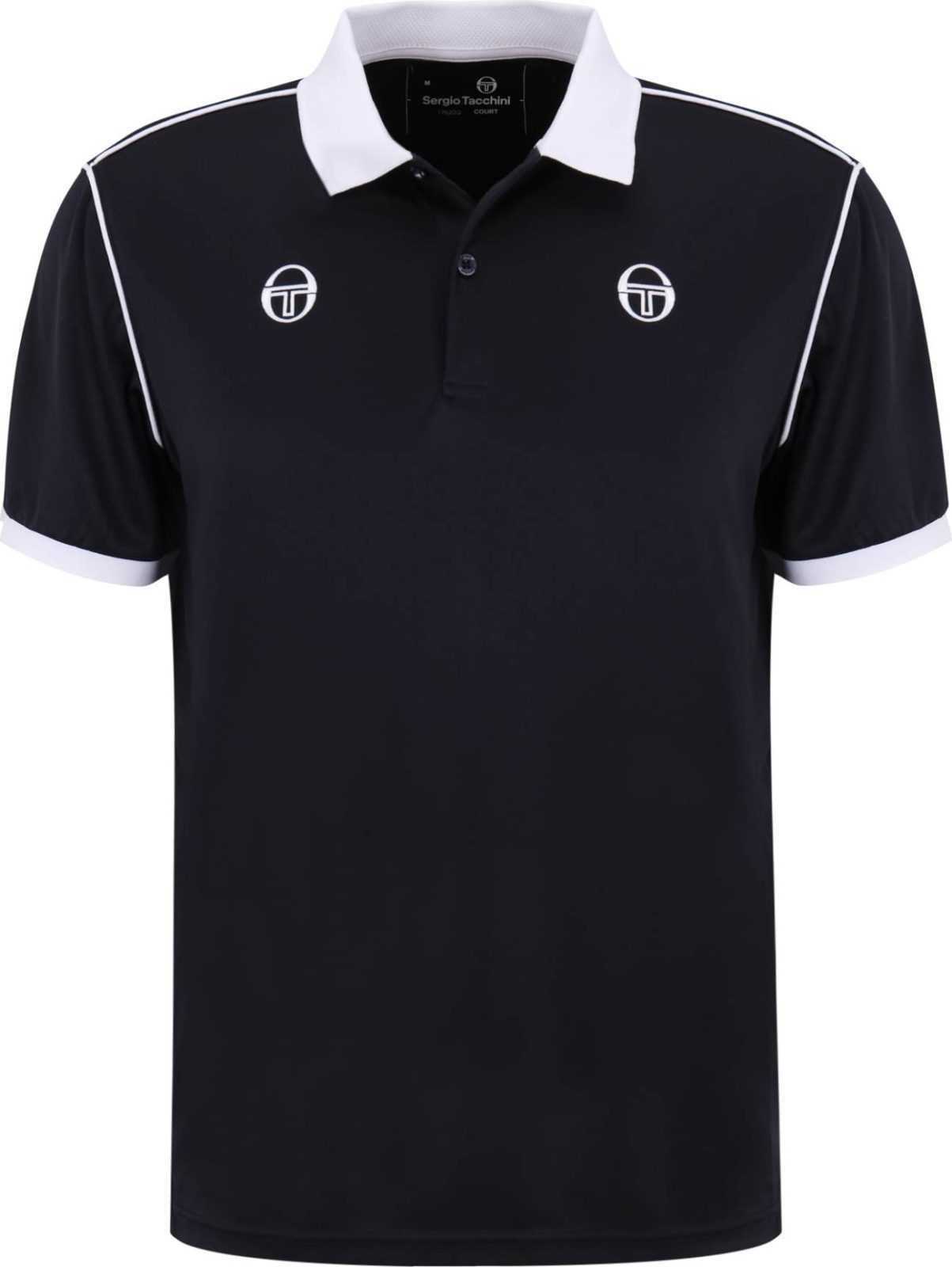 Sergio Tacchini Funkční tričko námořnická modř / bílá