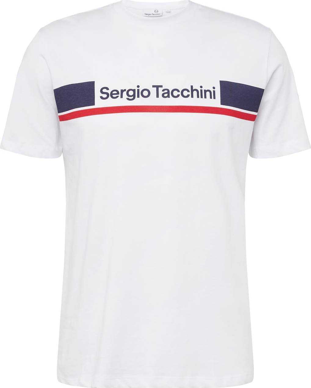 Sergio Tacchini Tričko 'JARED' námořnická modř / červená / bílá