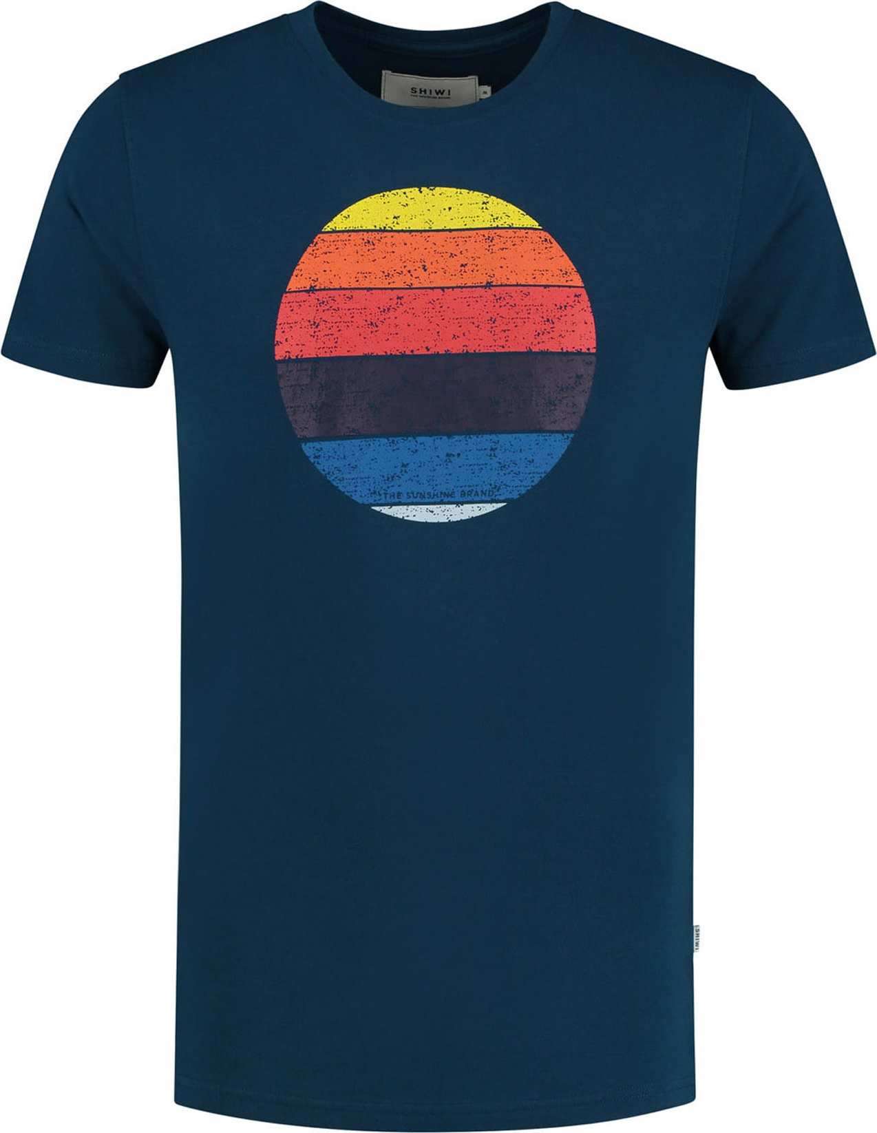 Shiwi Tričko 'Sunset Shades' modrá / nebeská modř / žlutá / lilek / červená