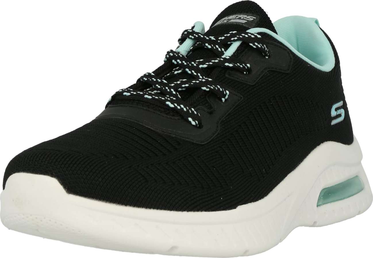 SKECHERS Tenisky aqua modrá / černá