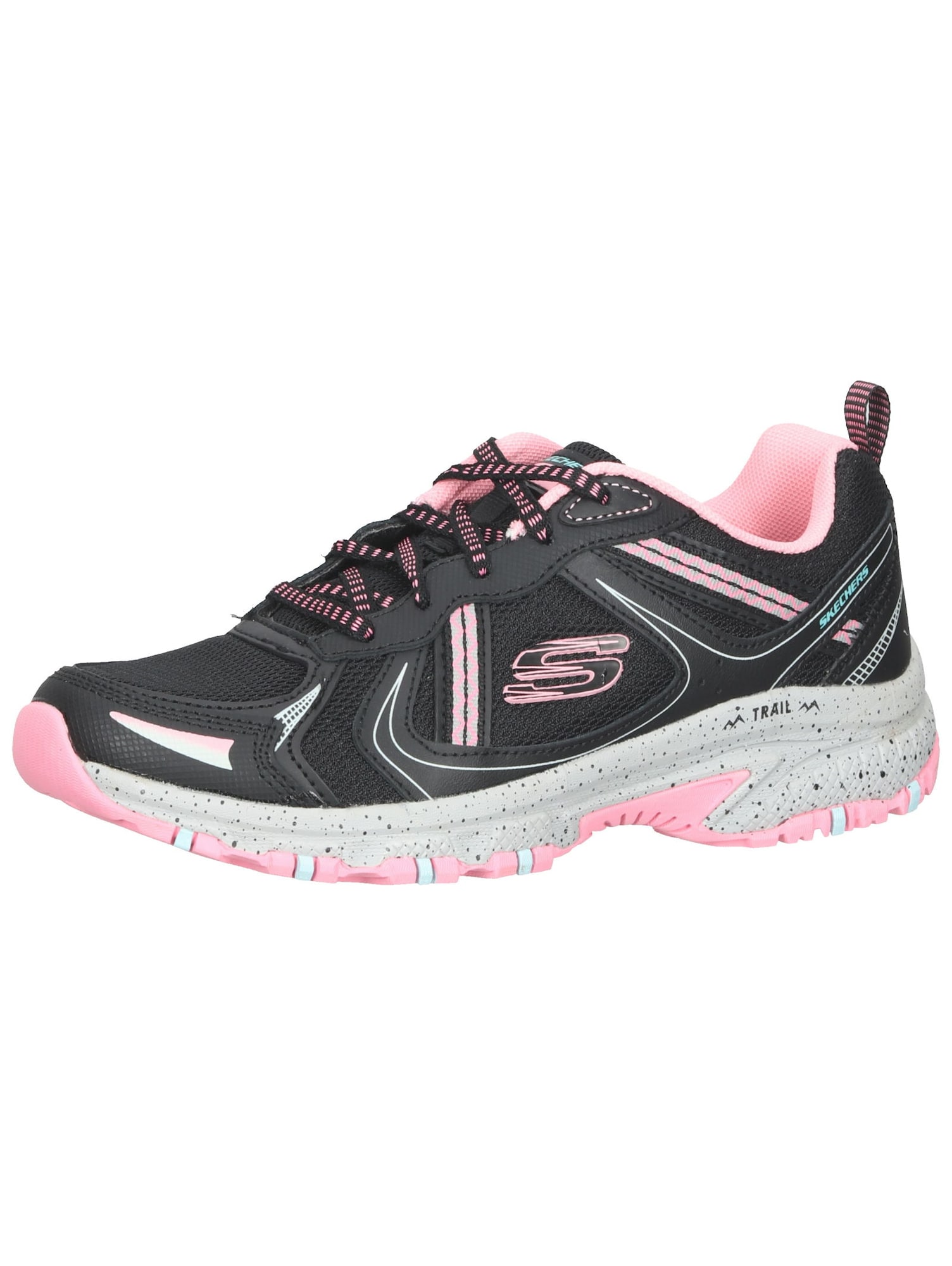 SKECHERS Tenisky aqua modrá / růžová / černá