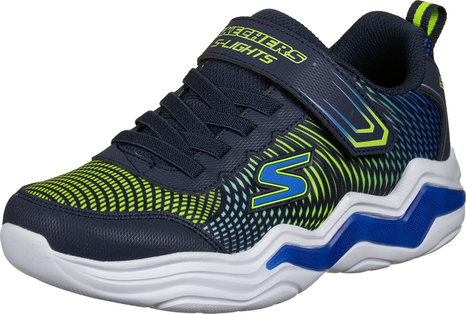 SKECHERS Tenisky 'Erupters IV' nebeská modř / tmavě modrá / svítivě žlutá