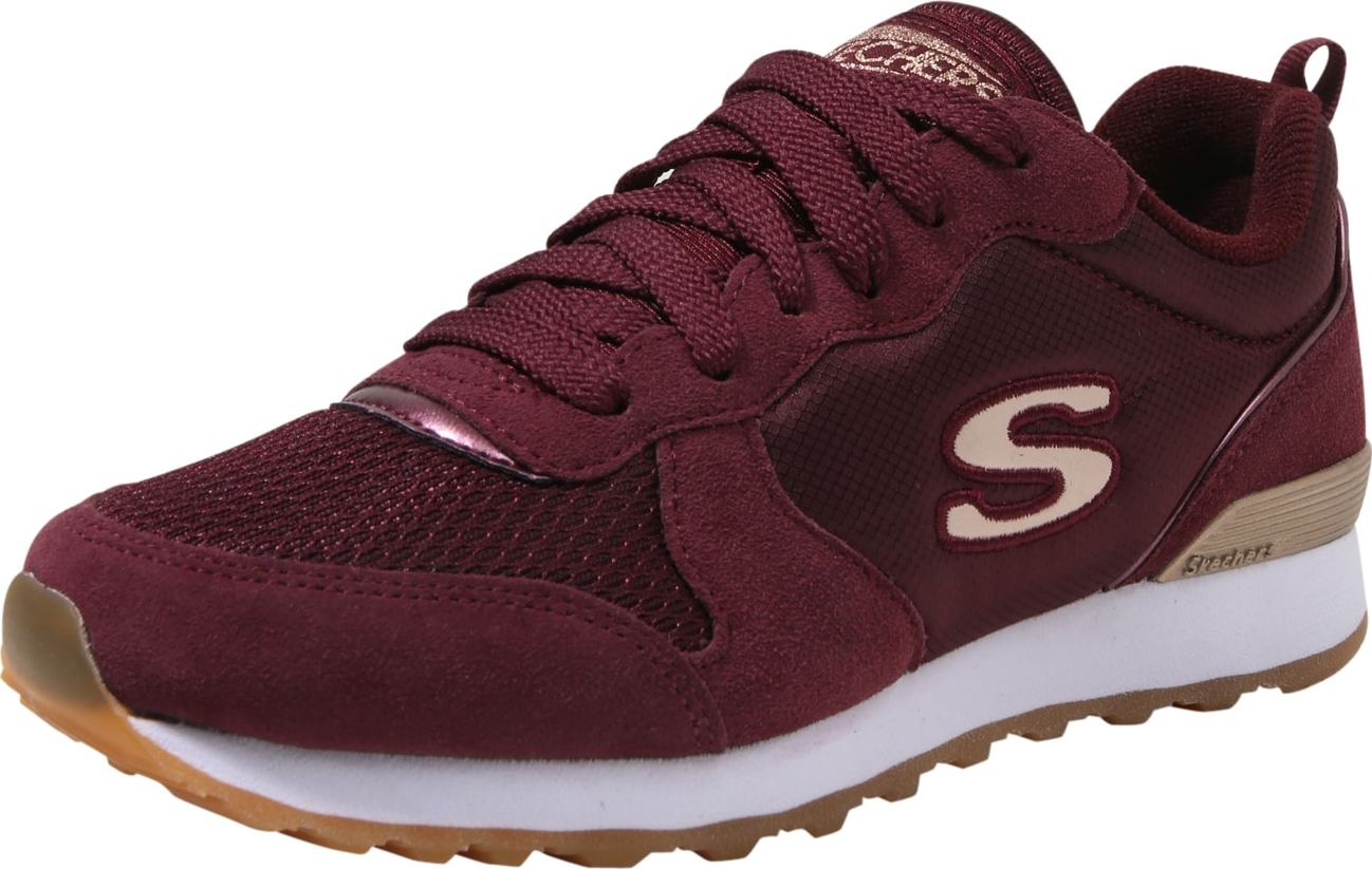 SKECHERS Tenisky 'Goldn gurl' béžová / tmavě červená