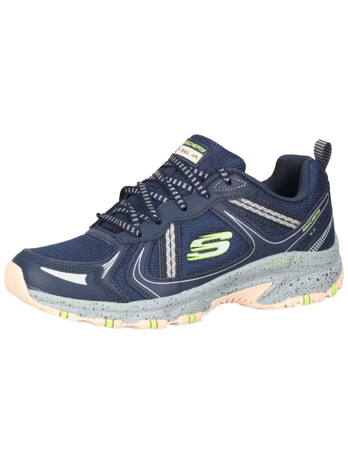 SKECHERS Tenisky marine modrá / opálová / svítivě žlutá / broskvová / bílá