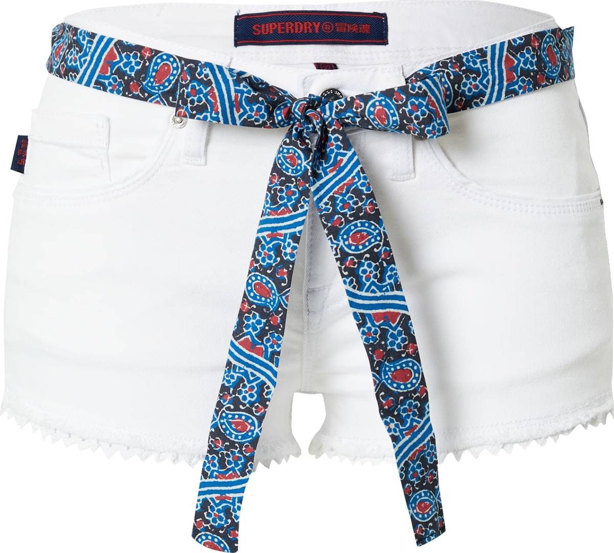 Superdry Džíny 'LACE HOT' bílá