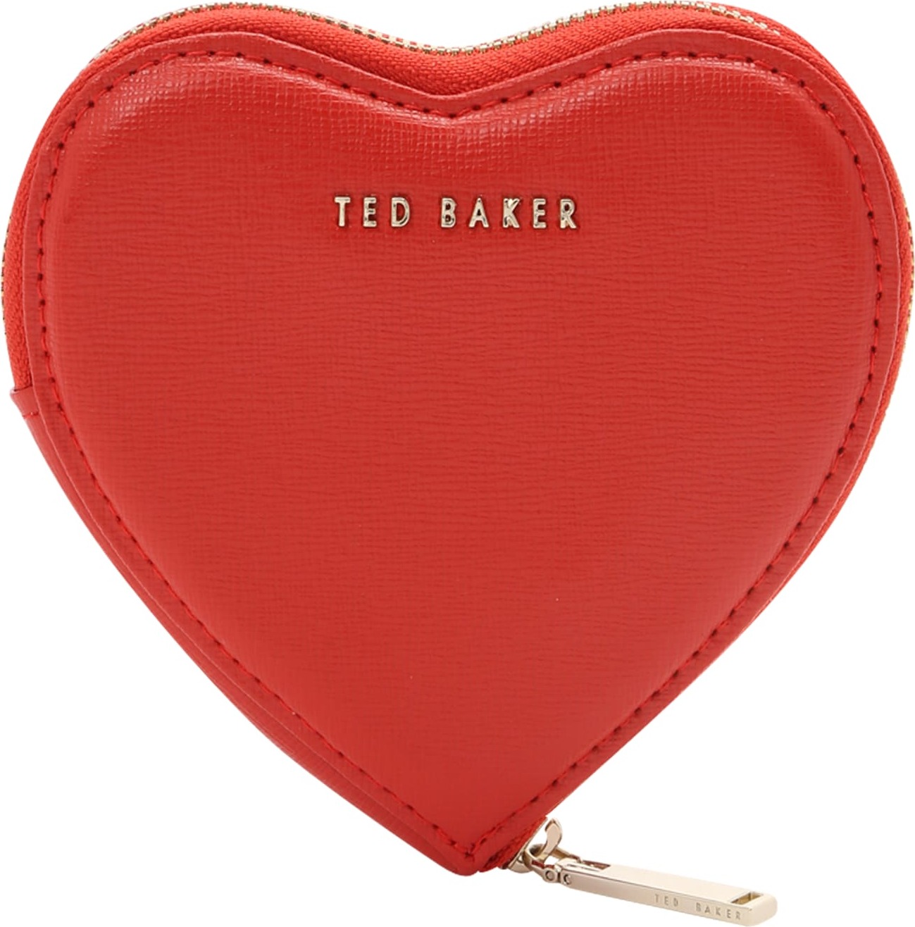 Ted Baker Peněženka 'Heartia' zlatá / červená