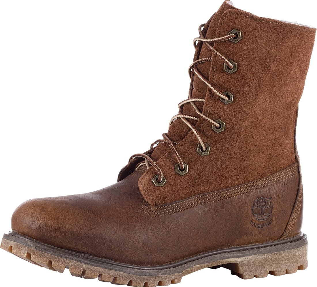 TIMBERLAND Šněrovací kozačky okrová