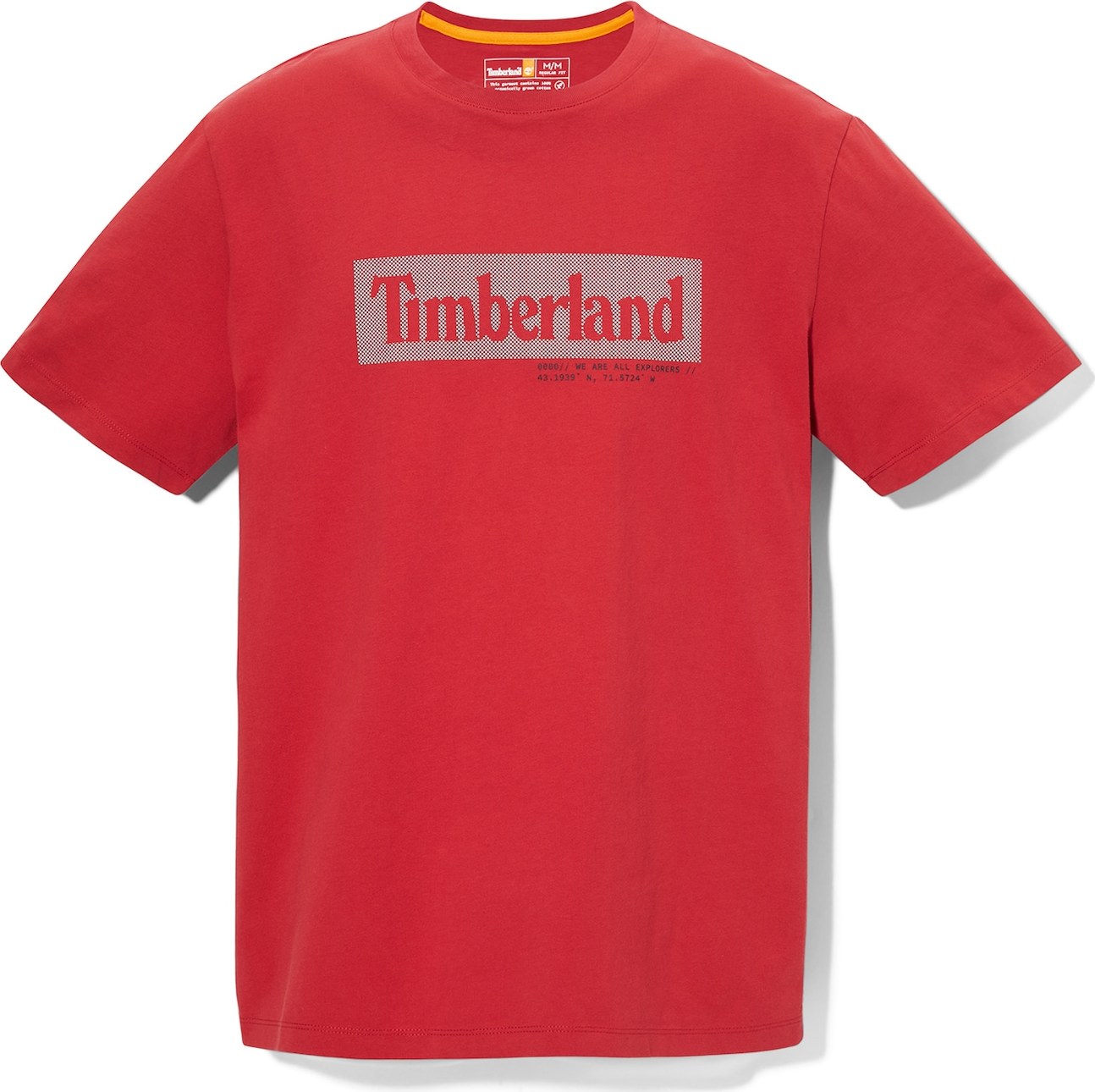 TIMBERLAND Tričko šedá / červená