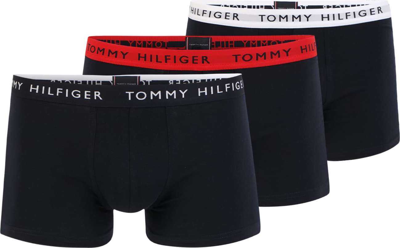 Tommy Hilfiger Underwear Boxerky námořnická modř / světle šedá / červená / bílá