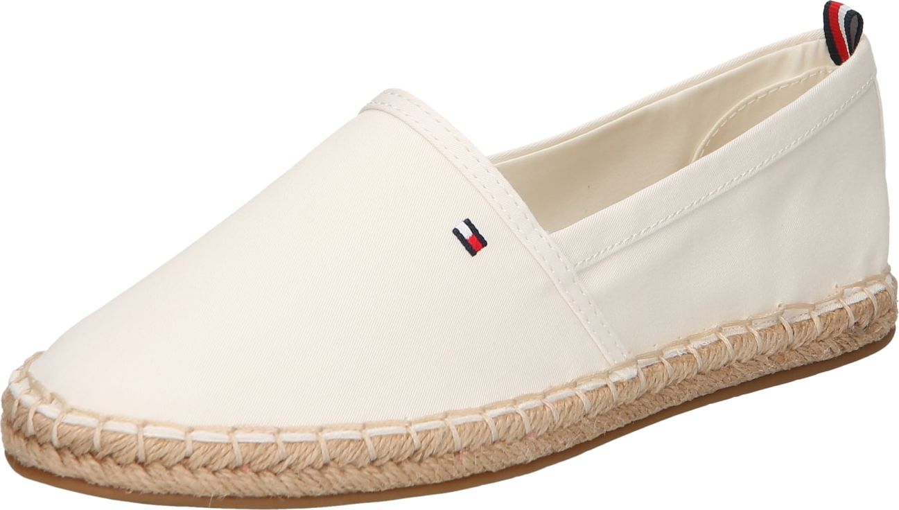 TOMMY HILFIGER Espadrilky slonová kost