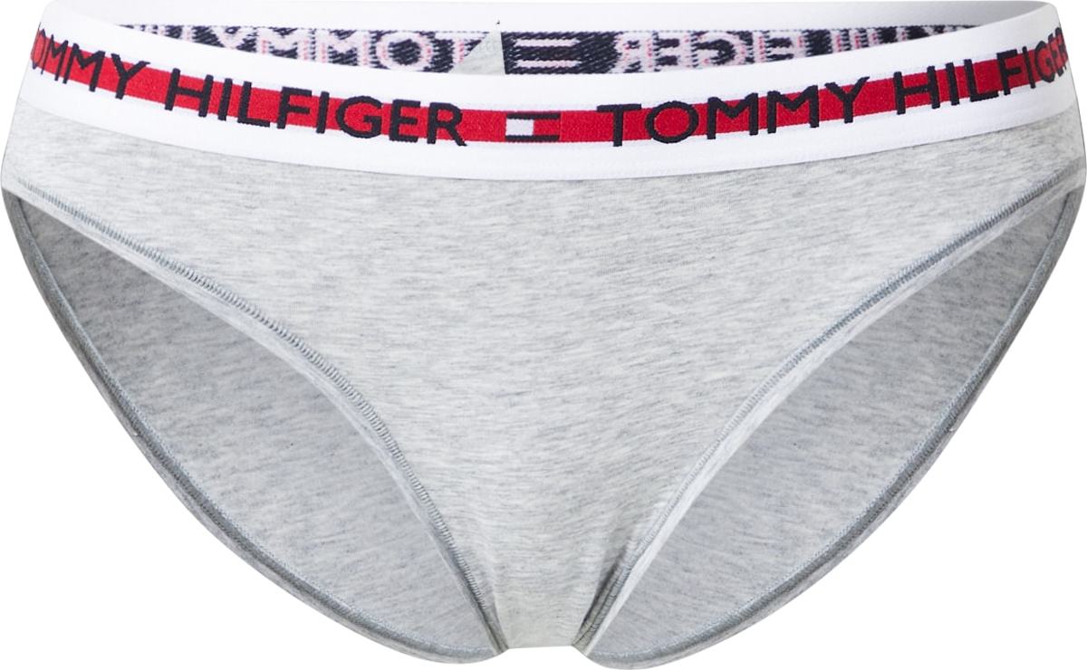 TOMMY HILFIGER Kalhotky šedá / červená / černá / bílá