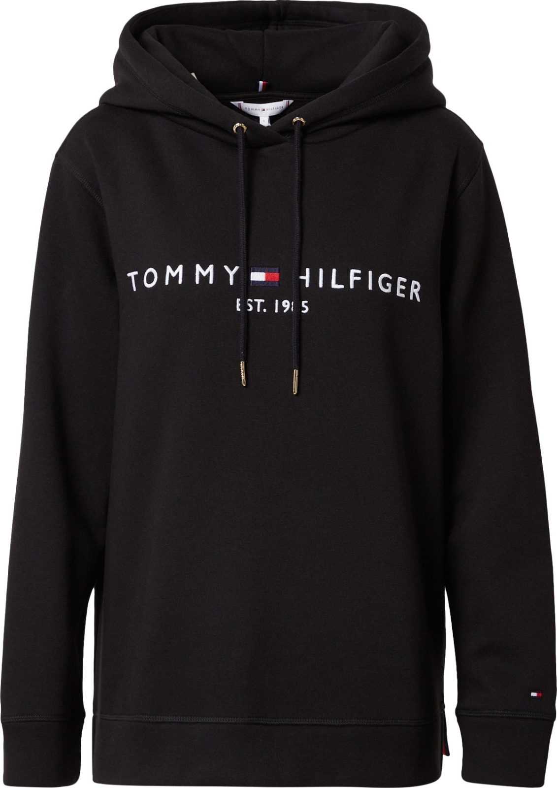 TOMMY HILFIGER Mikina tmavě modrá / červená / černá / bílá