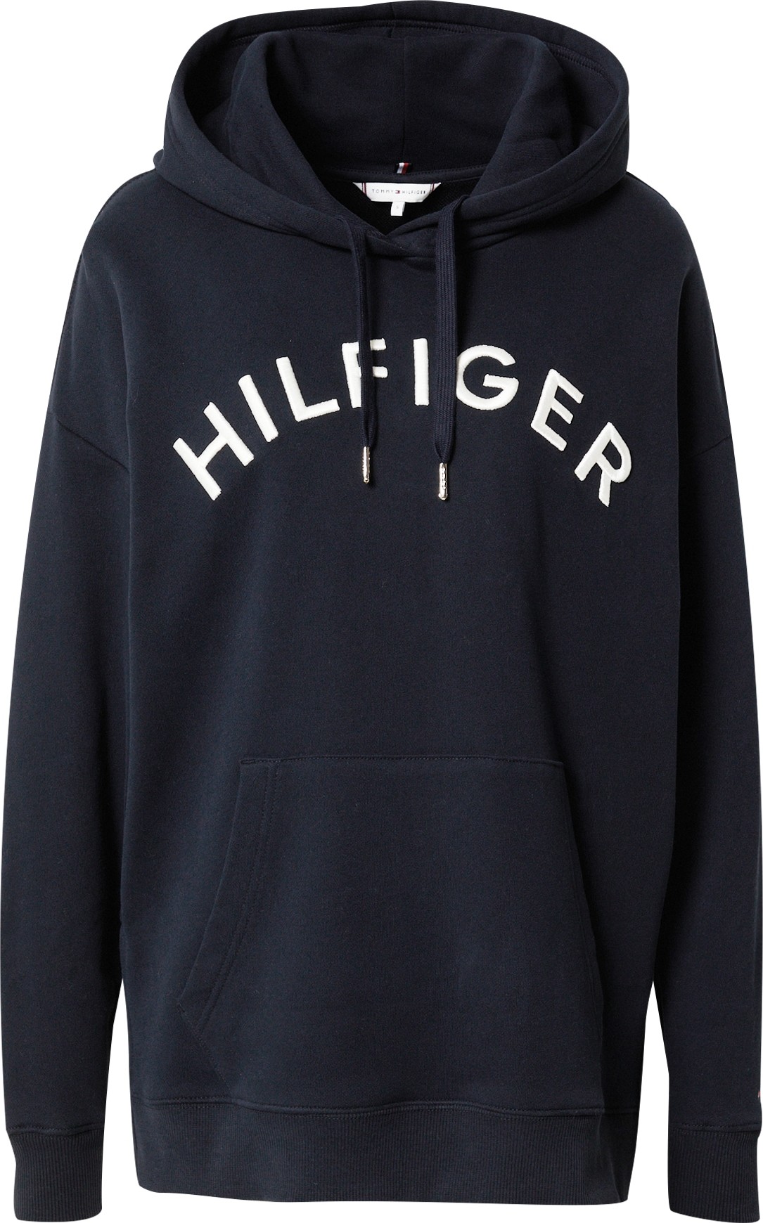 TOMMY HILFIGER Mikina noční modrá / červená / bílá