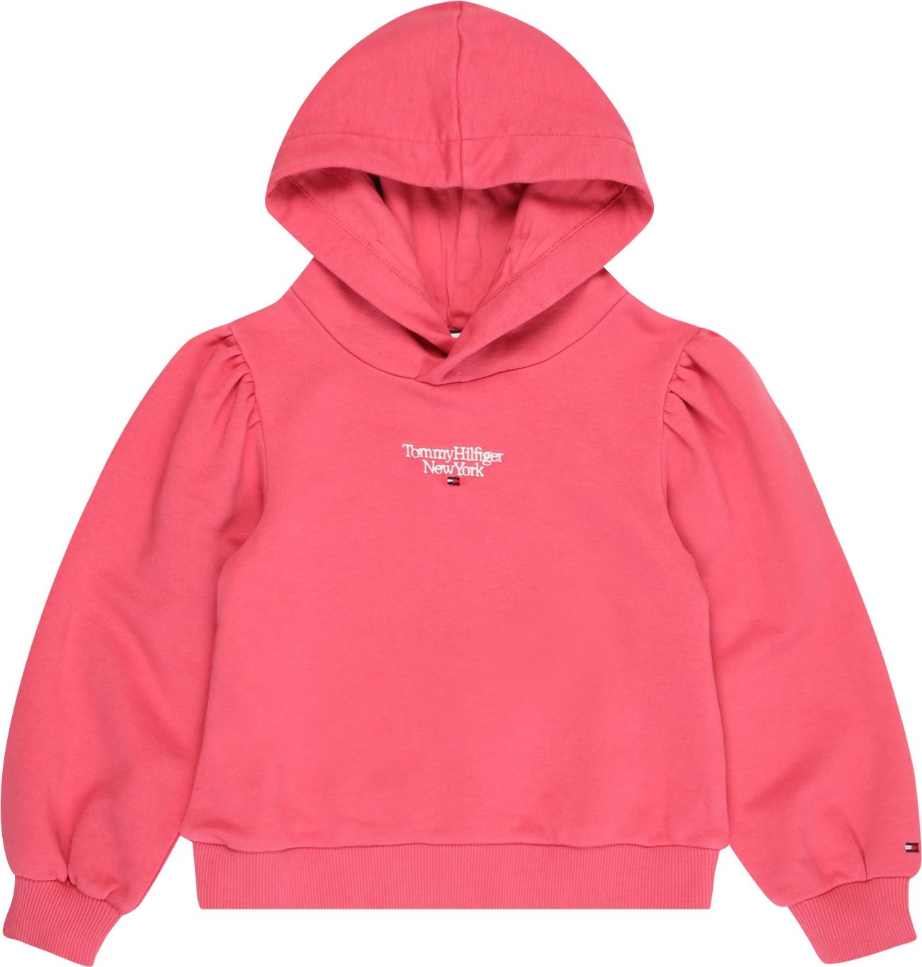 TOMMY HILFIGER Mikina pink / bílá