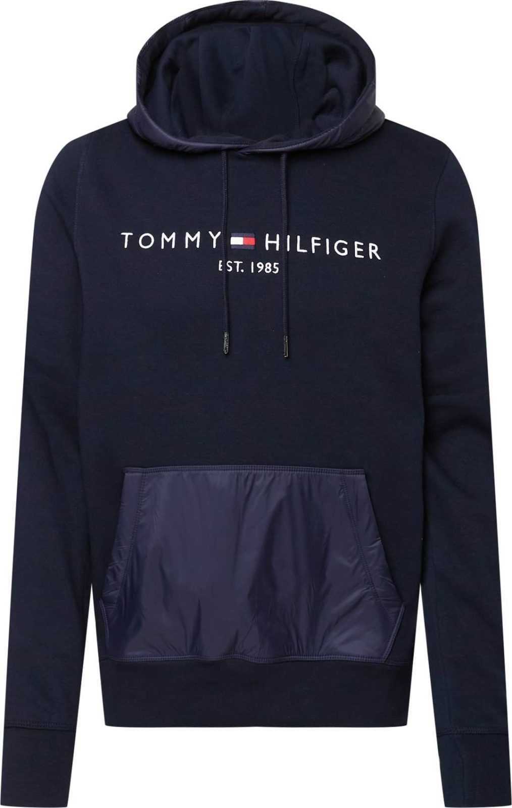 TOMMY HILFIGER Mikina námořnická modř / červená / bílá