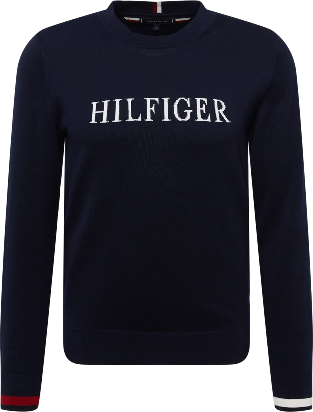 TOMMY HILFIGER Svetr námořnická modř / červená / bílá