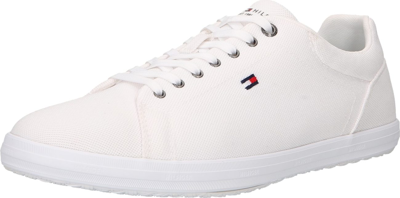 TOMMY HILFIGER Tenisky tmavě modrá / jasně červená / bílá