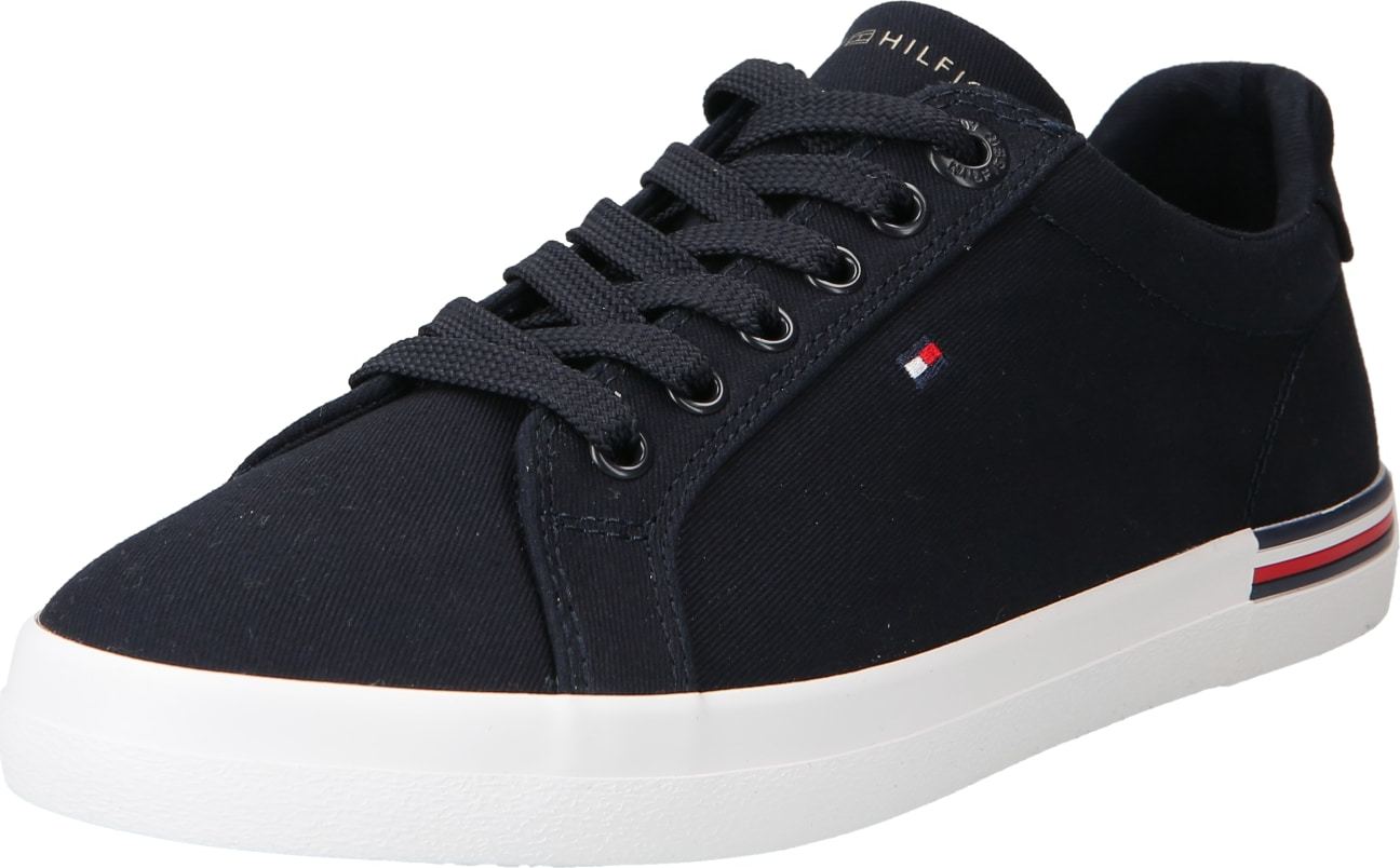 TOMMY HILFIGER Tenisky námořnická modř / noční modrá / červená / bílá