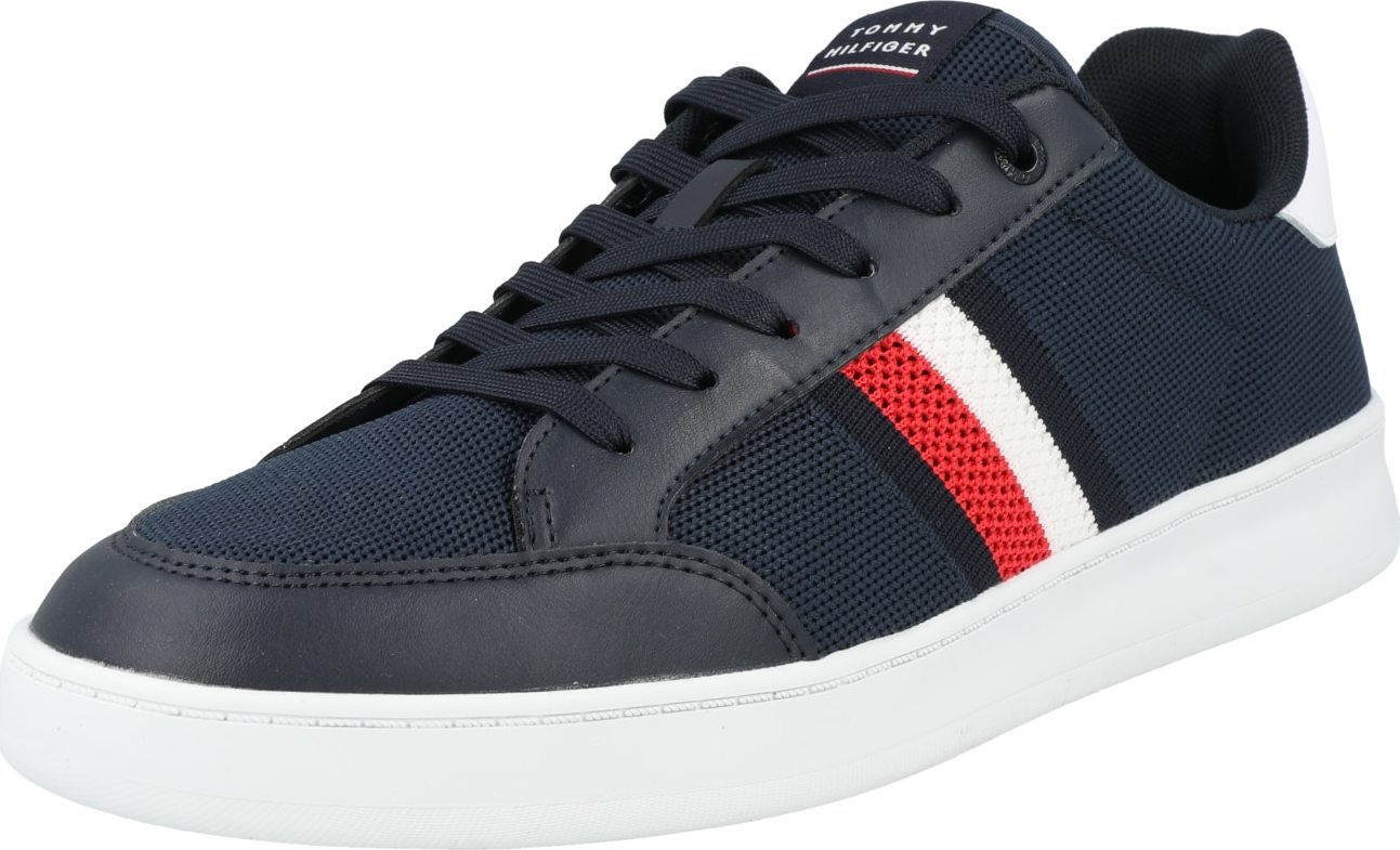 TOMMY HILFIGER Tenisky tmavě modrá / červená / bílá