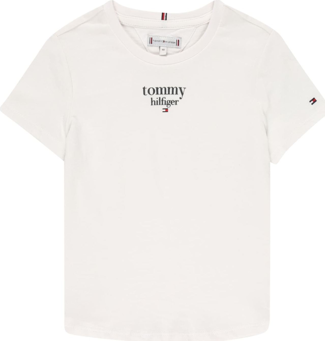 TOMMY HILFIGER Tričko námořnická modř / červená / černá / bílá