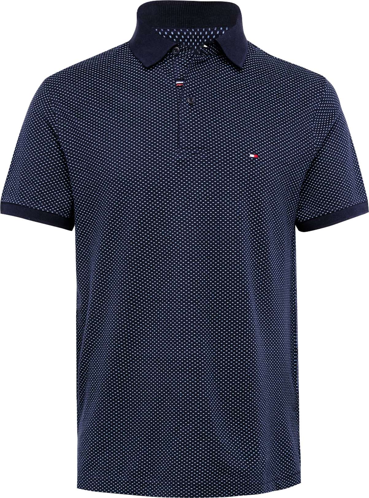 TOMMY HILFIGER Tričko světlemodrá / tmavě modrá / červená / bílá